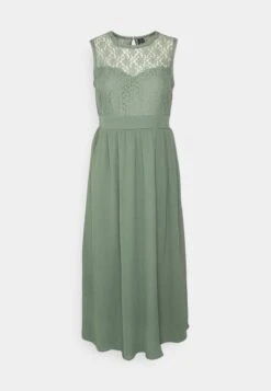 Vero Moda Petite VMMIA LACE BACK DRESS - Freizeitkleid - Laurel Wreath -Vero Moda Verkäufe 01ac7a9b9b1042bd9e1a126169a69846