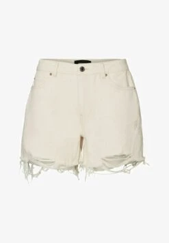 Vero Moda Jeans Shorts - Ecru