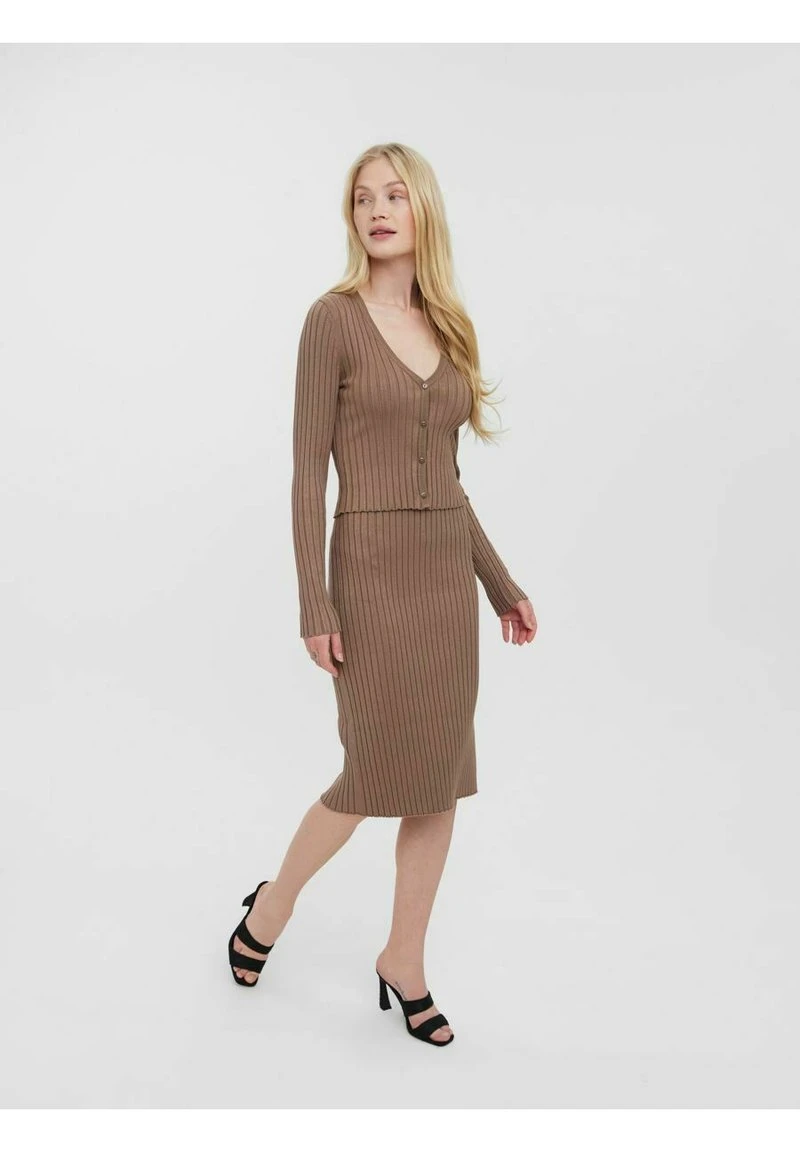 Vero Moda Strickjacke - Fossil 2 Vero Moda Strickjacke - Fossil – Bild 2