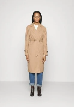 Vero Moda Tall VMLOU LONG - Trenchcoat - Tannin