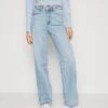Vero Moda VMTESSA STRAIGHT - Jeans Straight Leg - Light Blue Denim