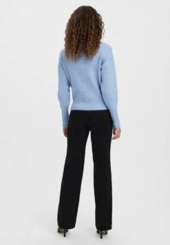 Vero Moda HALF ZIP ROLLKRAGEN - Strickpullover - Cashmere Blue -Vero Moda Verkäufe 05de7cd3213747fe99a05005898b5816