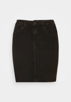Vero Moda VMLUNA SKIRT - Jeansrock - Black -Vero Moda Verkäufe 06535b49d34346738a1ee69e74b30003