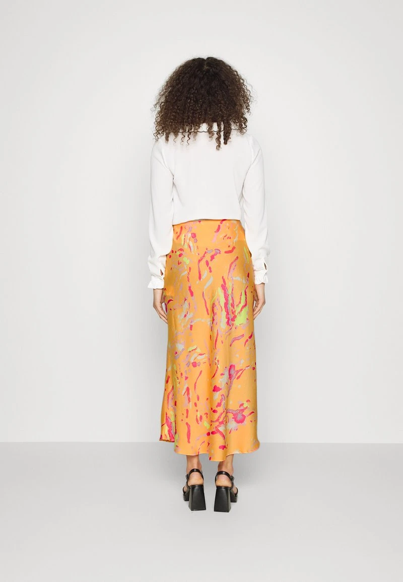 Vero Moda Tall OLI SKIRT - A-Linien-Rock - Mock Orange/heart 3 Vero Moda Tall OLI SKIRT - A-Linien-Rock - Mock Orange/heart – Bild 3