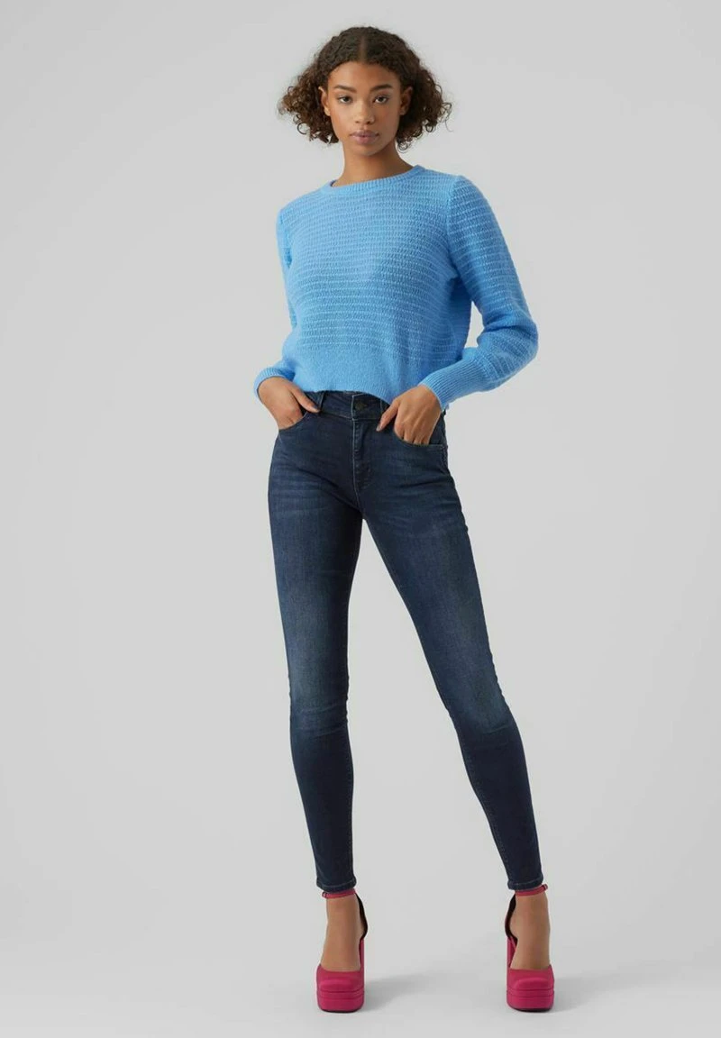 Vero Moda VMPLENTY LS O-NECK GA BOO - Strickpullover - Little Boy Blue 2 Vero Moda VMPLENTY LS O-NECK GA BOO - Strickpullover - Little Boy Blue – Bild 2