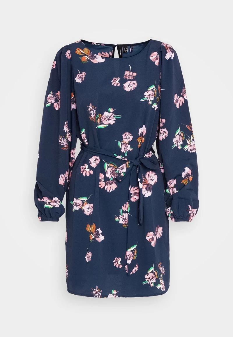 Vero Moda VMLYDIA SHORT DRESS - Freizeitkleid - Navy Blazer 5 Vero Moda VMLYDIA SHORT DRESS - Freizeitkleid - Navy Blazer – Bild 5