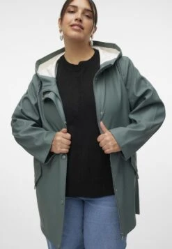Vero Moda Curve VMMALOU - Parka - Balsam Green