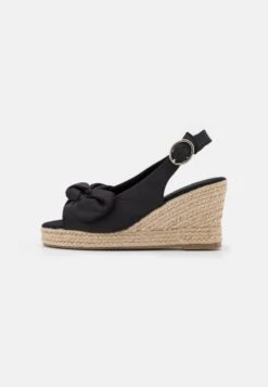 Vero Moda VMFELIA WEDGE - Plateausandalette - Black