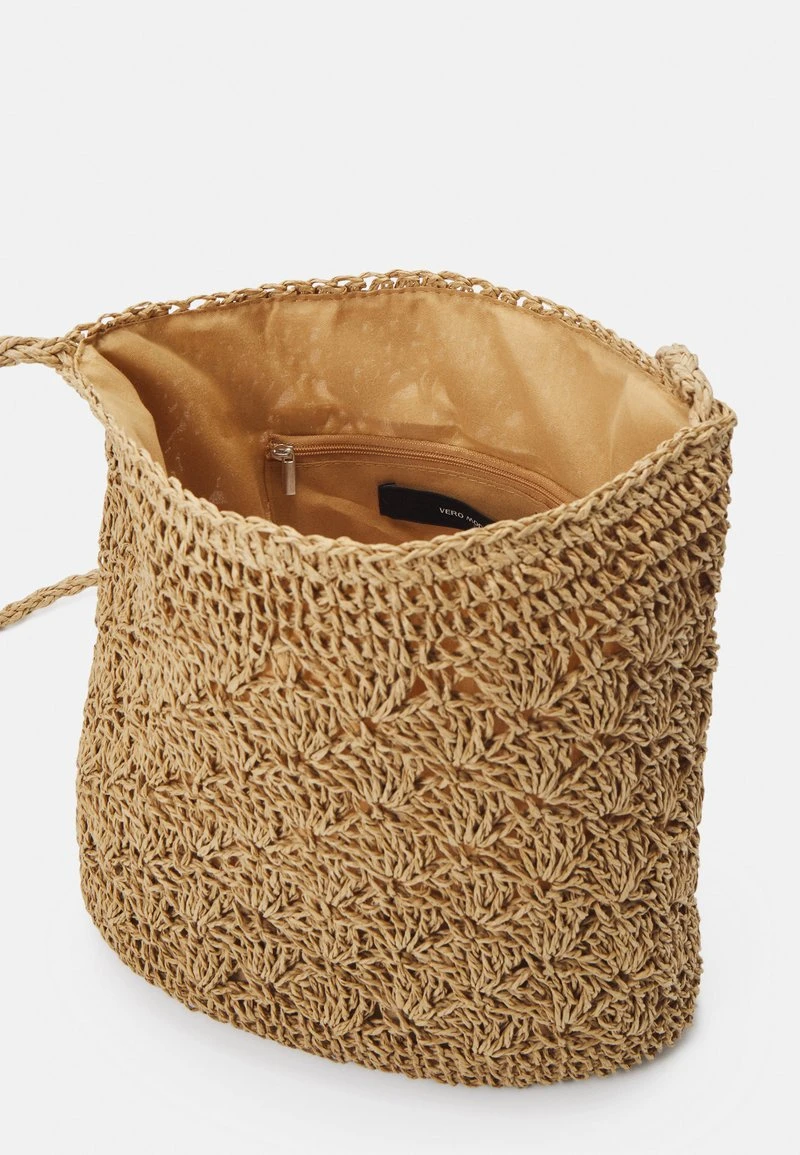 Vero Moda AMELIE STRAW CROSS OVER - Umhängetasche - Natural 3 Vero Moda AMELIE STRAW CROSS OVER - Umhängetasche - Natural – Bild 3