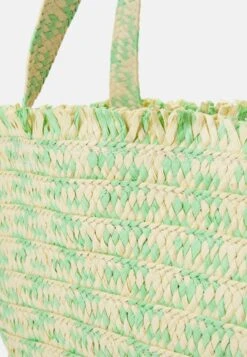 Vero Moda STRAW BAG - Shopping Bag - Jade Cream/white -Vero Moda Verkäufe 0c97c78eab2d41fd84c5b106abf8d6fd