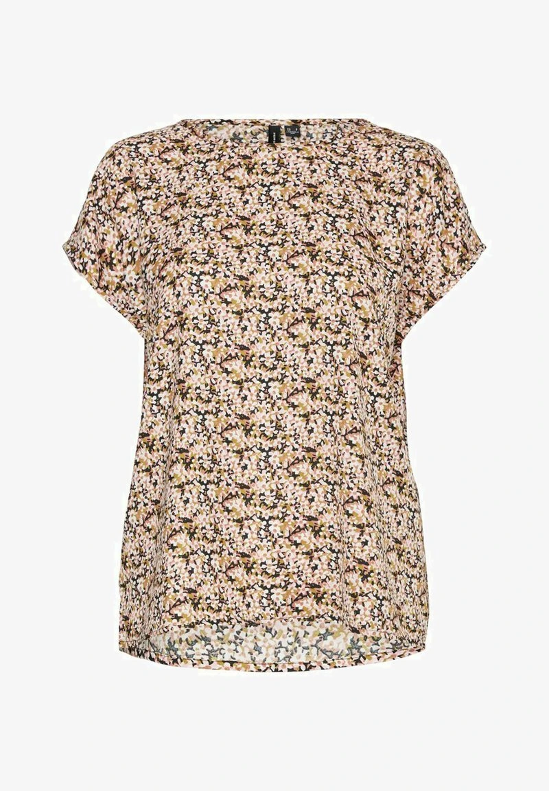 Vero Moda T-Shirt Print - Brown 5 Vero Moda T-Shirt Print - Brown – Bild 5