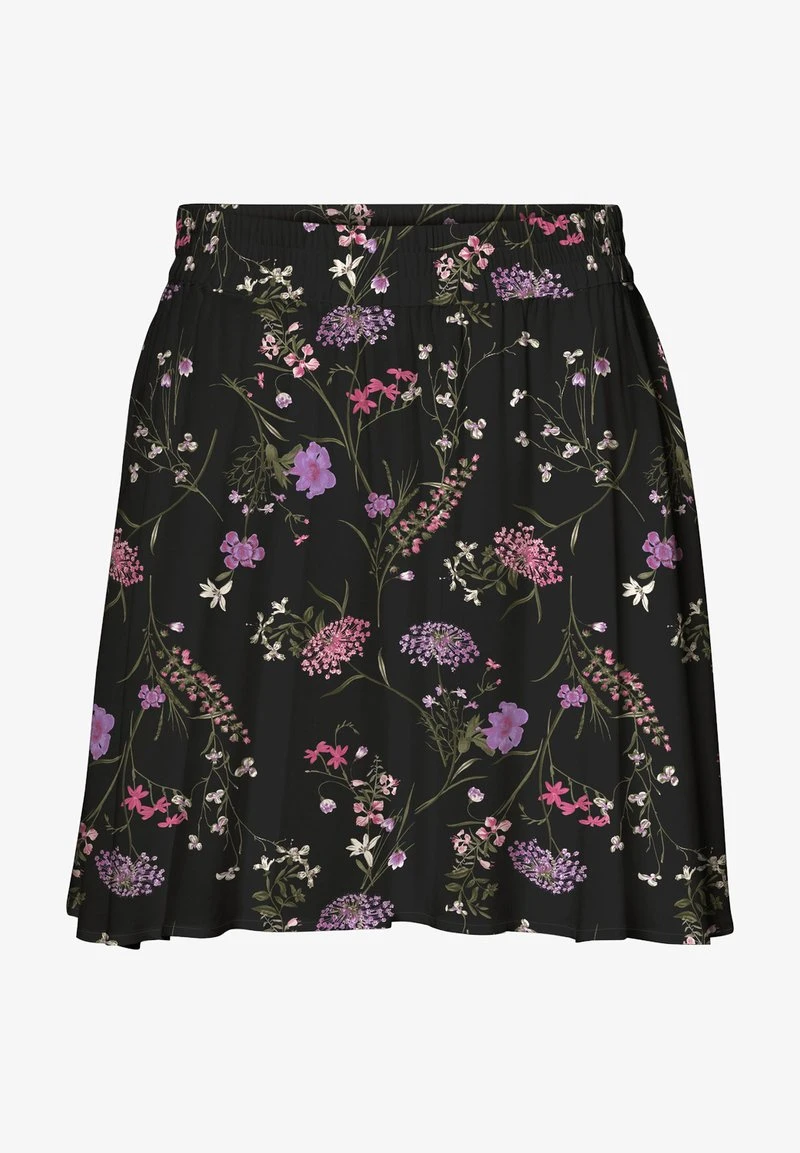Vero Moda VMSIMPLY EASY SKATER SKIRT - Minirock - Black/black 2 Vero Moda VMSIMPLY EASY SKATER SKIRT - Minirock - Black/black – Bild 2