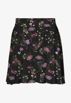 Vero Moda VMSIMPLY EASY SKATER SKIRT - Minirock - Black/black