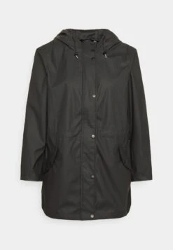 Vero Moda Curve VMSHADYSOFINE COATED JACKET - Regenjacke / Wasserabweisende Jacke - Dark Olive -Vero Moda Verkäufe 0f80912483c441a09ce0807069a96061