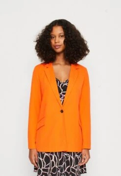 Vero Moda VMLISTAKIA LS SOLID BOO - Kurzmantel - Scarlet Ibis