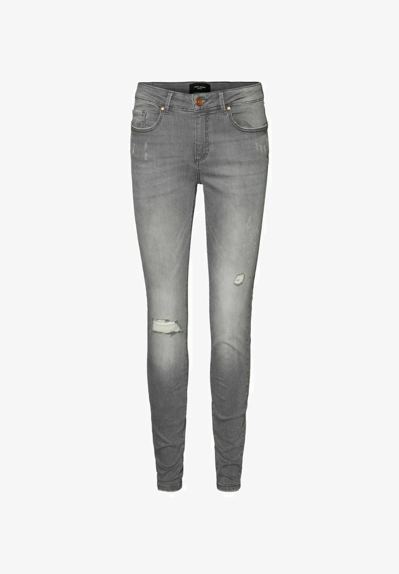 Vero Moda Jeans Slim Fit - Medium Grey Denim 1 Vero Moda Jeans Slim Fit - Medium Grey Denim