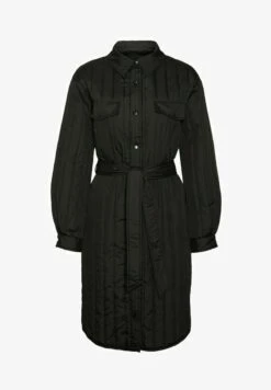 Vero Moda MATELASSÉ - Trenchcoat - Black