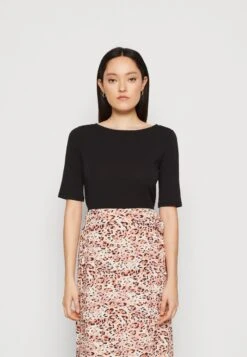 Vero Moda VMSIGAMAXI BOAT NECK - T-Shirt Basic - Black