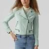 Vero Moda Lederjacke - Jadeite