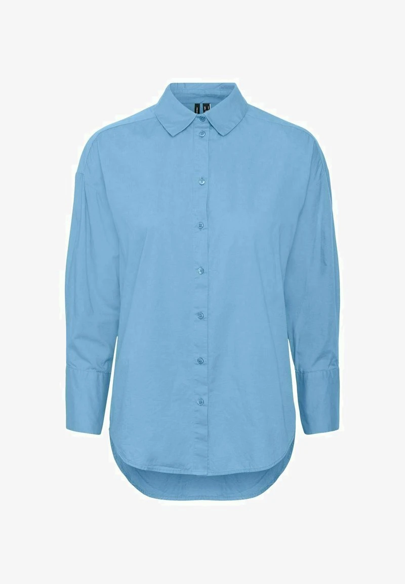 Vero Moda LANGÄRMELIG - Hemdbluse - Cashmere Blue 4 Vero Moda LANGÄRMELIG - Hemdbluse - Cashmere Blue – Bild 4