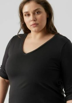 Vero Moda Curve CURVE OBERTEIL - Langarmshirt - Black -Vero Moda Verkäufe 14396bc04eac4d18bba33bf213d11d6c