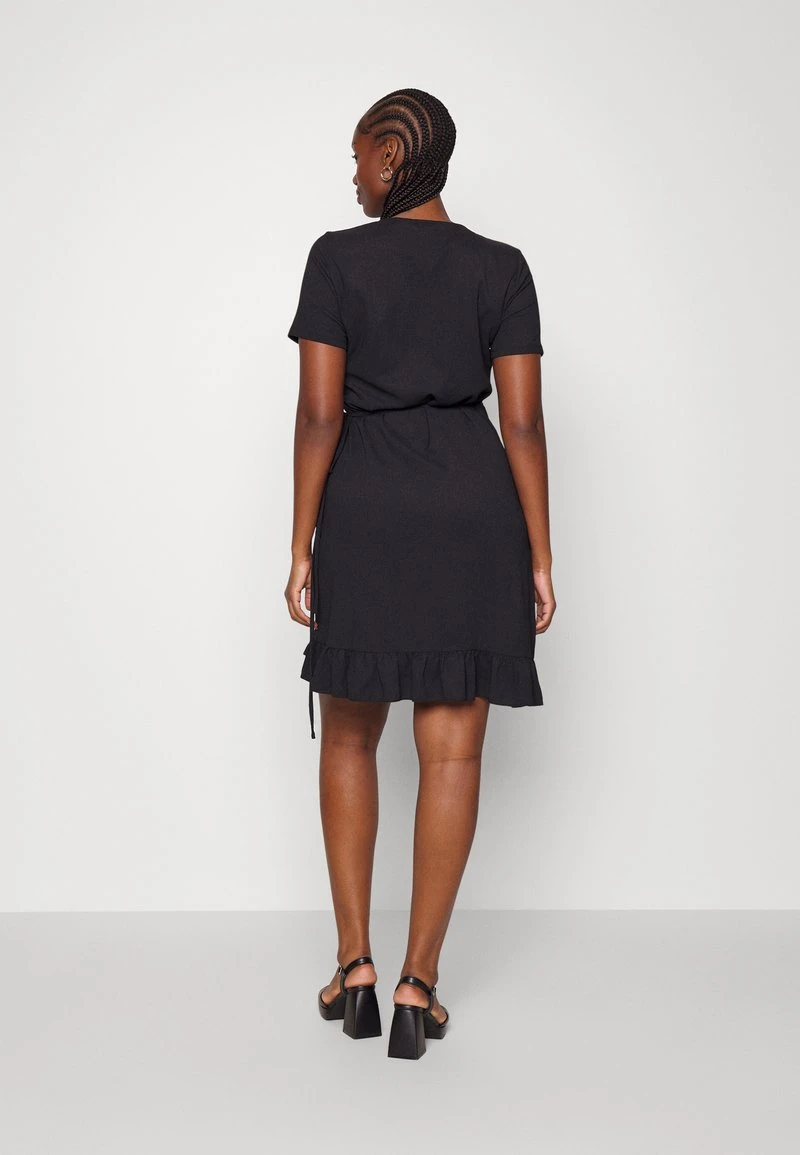 Vero Moda Curve VMHAYA SHORT DRESS - Freizeitkleid - Black 4 Vero Moda Curve VMHAYA SHORT DRESS - Freizeitkleid - Black – Bild 4