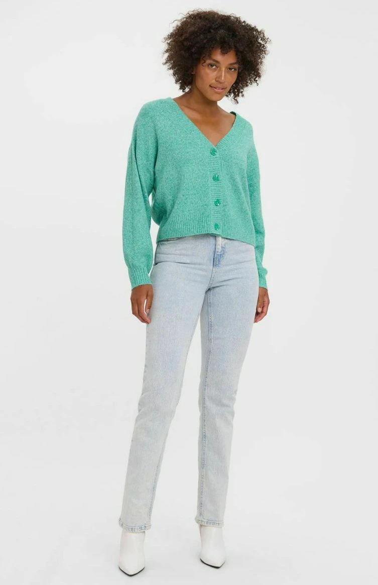 Vero Moda VMDOFFY - Strickjacke - Pepper Green 2 Vero Moda VMDOFFY - Strickjacke - Pepper Green – Bild 2