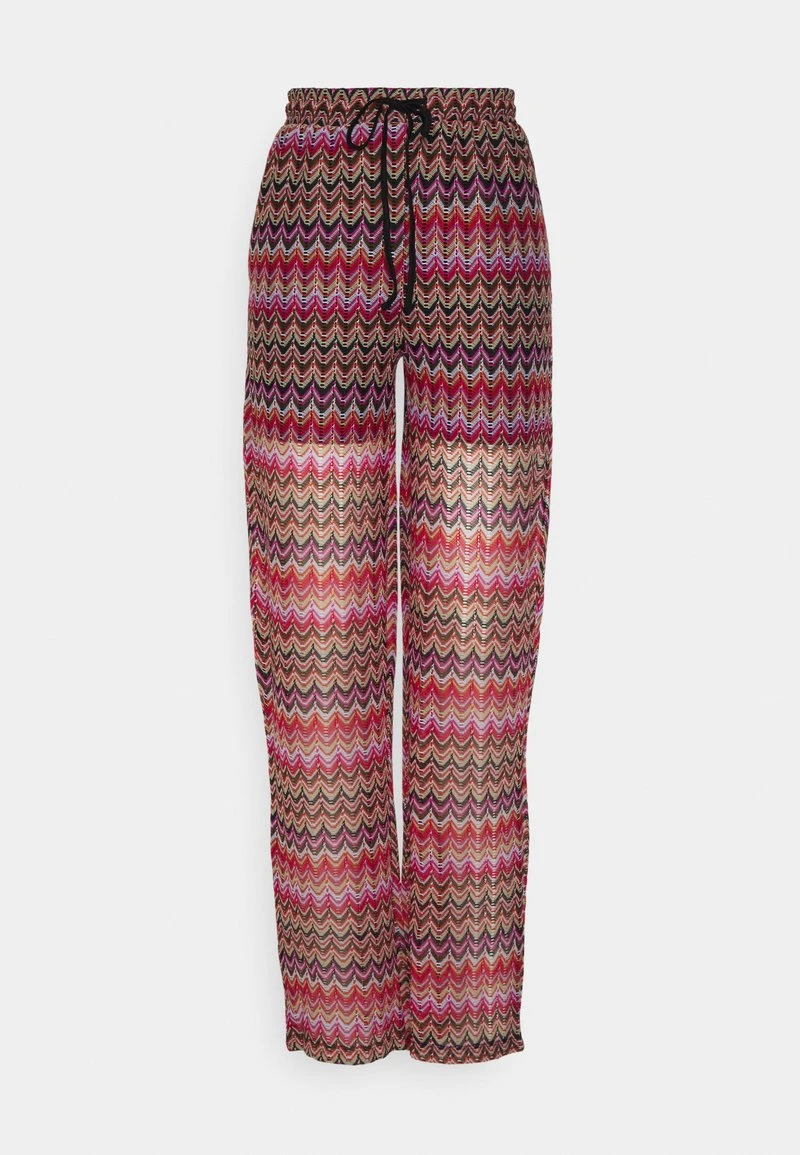 Vero Moda Tall VMDICTE WIDE PANT - Stoffhose - Bon Bon/navy Blue/snow White 5 Vero Moda Tall VMDICTE WIDE PANT - Stoffhose - Bon Bon/navy Blue/snow White – Bild 5