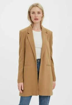 Vero Moda VMVERINA LONG - Kurzmantel - Tigers Eye