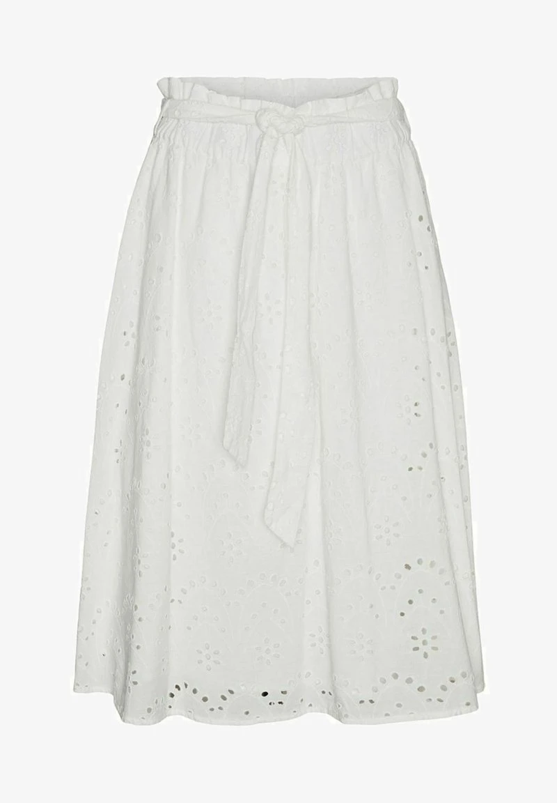 Vero Moda BRODERIE ANGLAISE - A-Linien-Rock - Snow White 5 Vero Moda BRODERIE ANGLAISE - A-Linien-Rock - Snow White – Bild 5