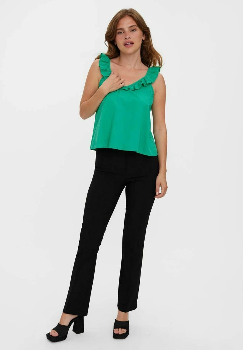 Vero Moda Gerüschtes - Top - Holly Green 2 Vero Moda Gerüschtes - Top - Holly Green – Bild 2