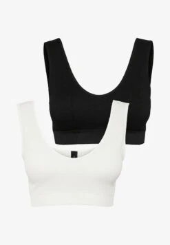 Vero Moda 2 PACK - Bustier - Schwarz Weiß -Vero Moda Verkäufe 1dbcd883c8f943f8bc962ec26d082987