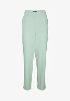 Vero Moda VMZELDA HW STRAIGHT NOOS - Stoffhose - Mist Green -Vero Moda Verkäufe 1ea214b297ed454492ad02f665344795