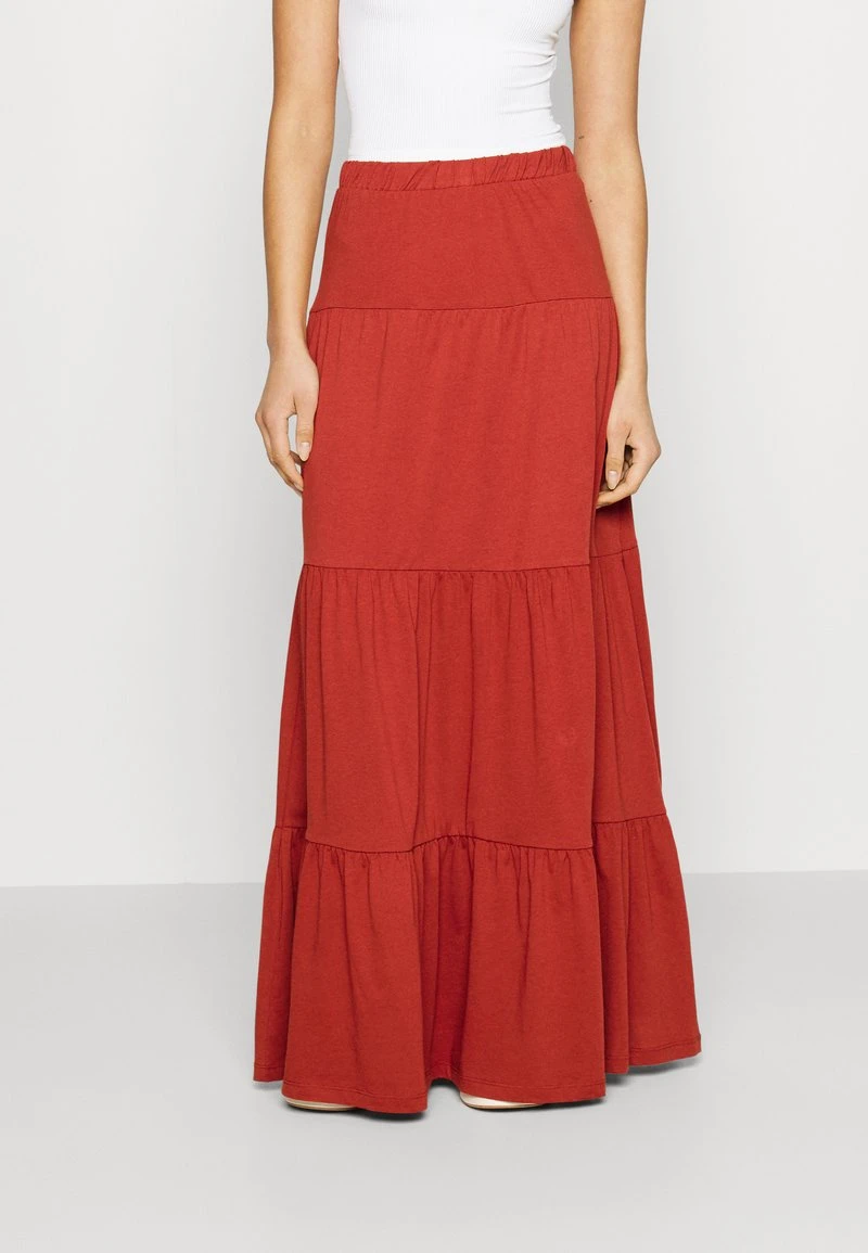 Vero Moda Tall VMMIA MAXI SKIRT - Maxirock - Barn Red 1 Vero Moda Tall VMMIA MAXI SKIRT - Maxirock - Barn Red