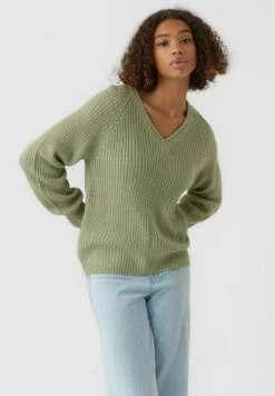 Vero Moda Strickpullover - Reseda