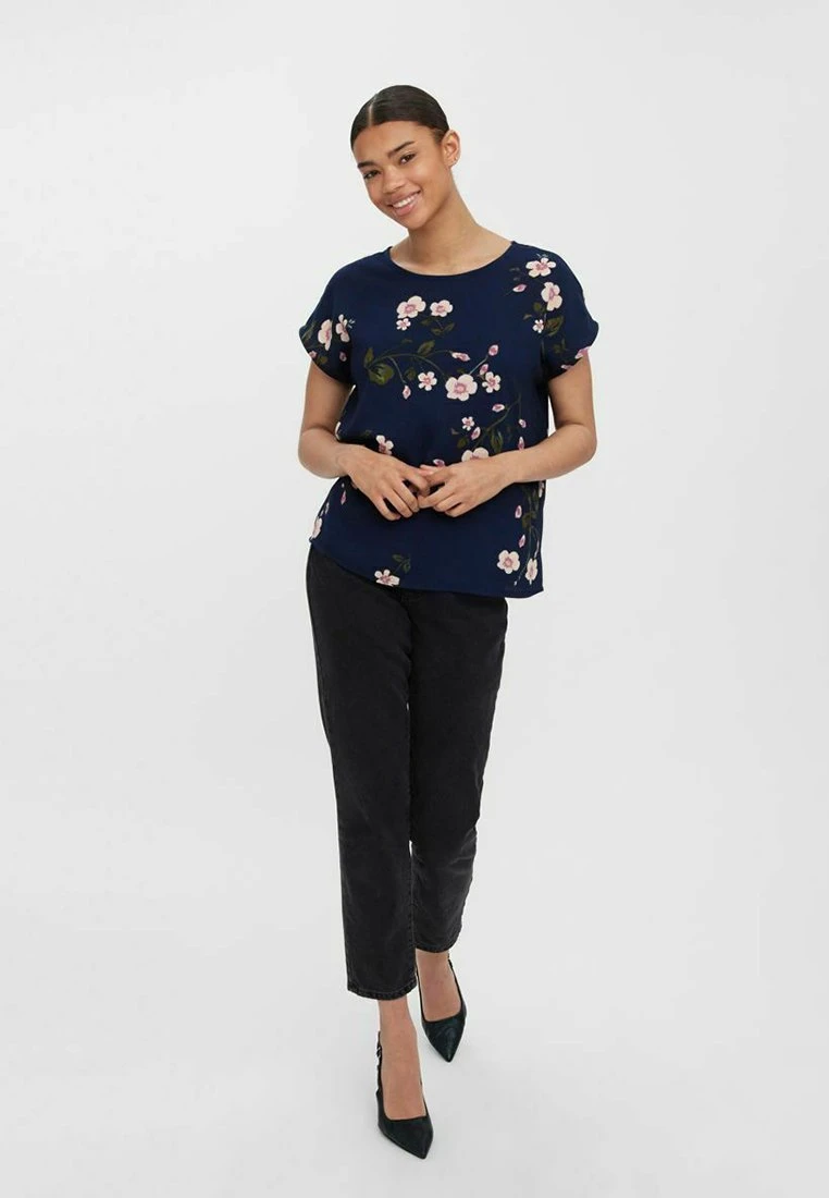 Vero Moda T-Shirt Print - Blue 2 Vero Moda T-Shirt Print - Blue – Bild 2