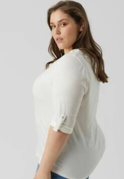 Vero Moda Curve CURVE OBERTEIL - Langarmshirt - Snow White -Vero Moda Verkäufe 207786e981a54283b527d5698e7b7d87