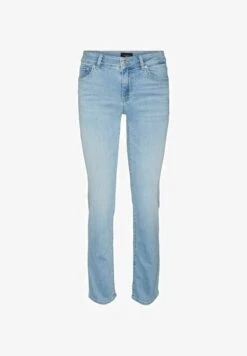Vero Moda Jeans Straight Leg - Light Blue Denim