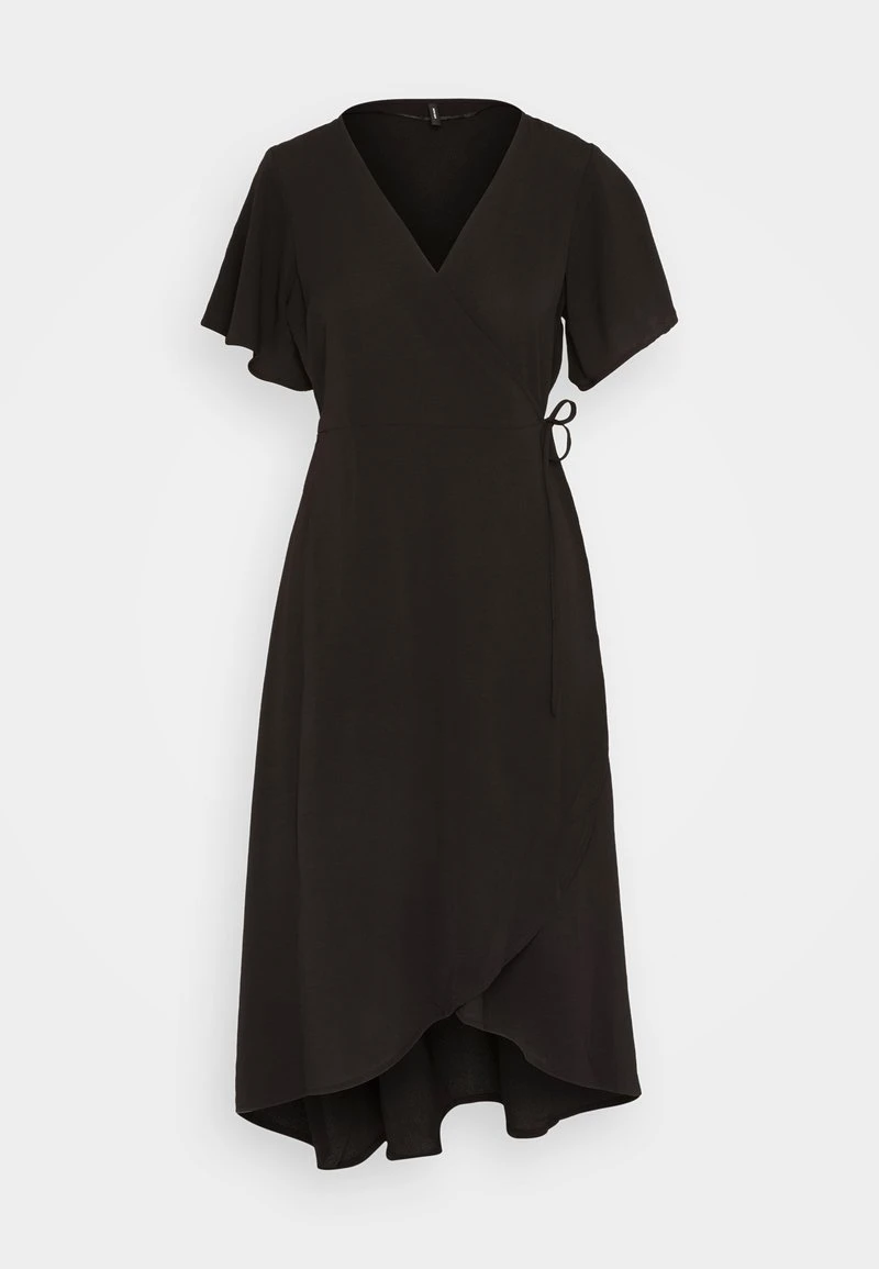 Vero Moda SAKI SS CALF WRAP GA NOOS - Freizeitkleid - Mock Orange 3 Vero Moda SAKI SS CALF WRAP GA NOOS - Freizeitkleid - Mock Orange – Bild 3