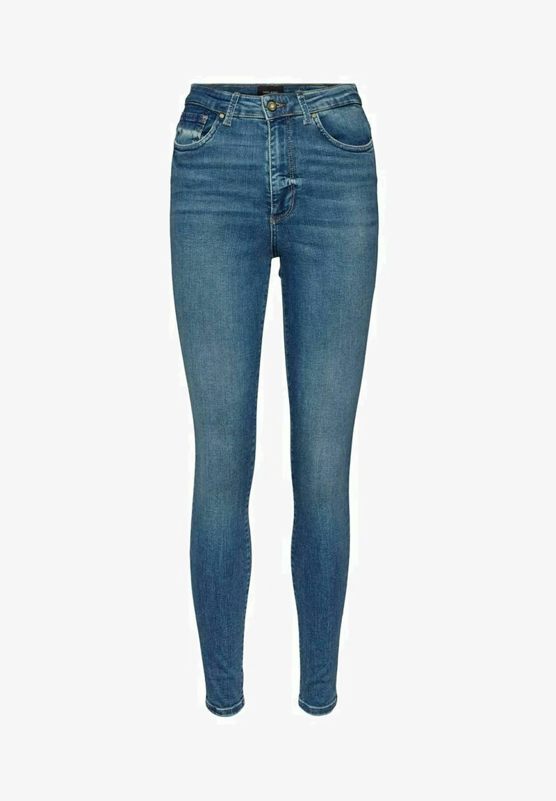 Vero Moda HIGH WAIST - Jeans Skinny Fit - Medium Blue Denim 6 Vero Moda HIGH WAIST - Jeans Skinny Fit - Medium Blue Denim – Bild 6