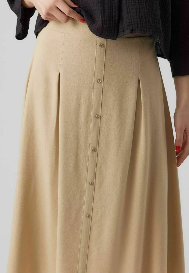 Vero Moda MIDI - A-Linien-Rock - Irish Cream 4 Vero Moda MIDI - A-Linien-Rock - Irish Cream – Bild 4