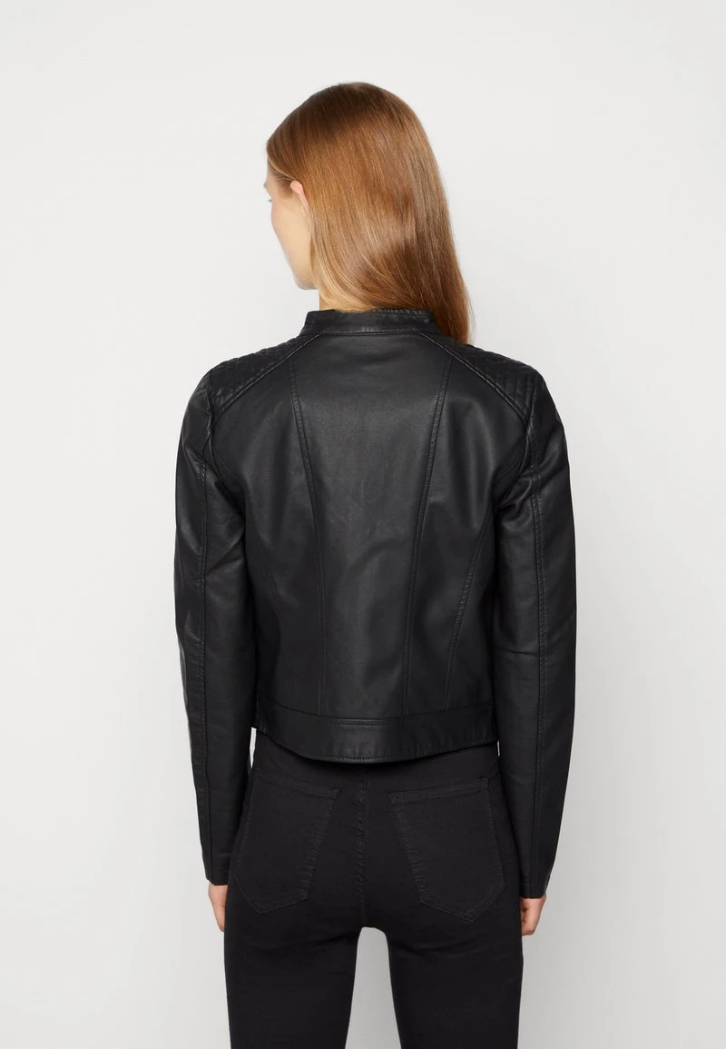 Vero Moda VMKHLOEFAVO JACKET - Kunstlederjacke - Black 3 Vero Moda VMKHLOEFAVO JACKET - Kunstlederjacke - Black – Bild 3