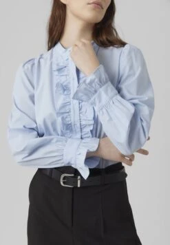 Vero Moda Hemdbluse - Cashmere Blue -Vero Moda Verkäufe 2a64c07a41254571b2aacc27bb5eb16c