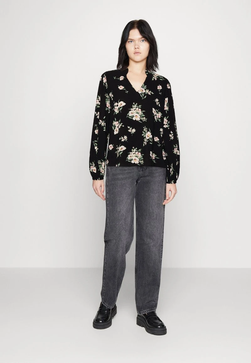 Vero Moda VMEASY VOLUME - Langarmshirt - Black/sandy 2 Vero Moda VMEASY VOLUME - Langarmshirt - Black/sandy – Bild 2