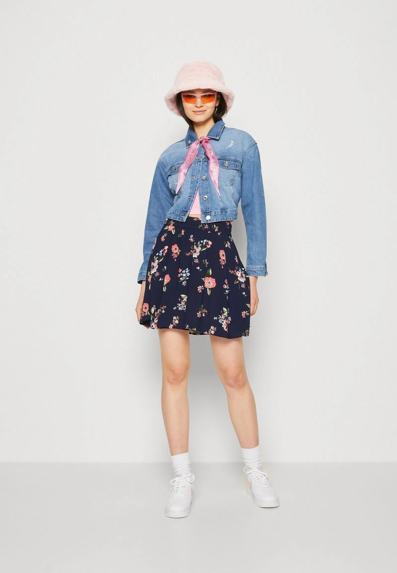 Vero Moda VMSIMPLY EASY SKATER SKIRT - Minirock - Dark Blue 2 Vero Moda VMSIMPLY EASY SKATER SKIRT - Minirock - Dark Blue – Bild 2