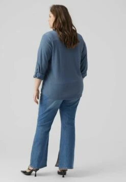 Vero Moda Curve Hemdbluse - China Blue 8 Vero Moda Curve Hemdbluse - China Blue -Vero Moda Verkäufe 2c0ff28369a6429b945752691772f248
