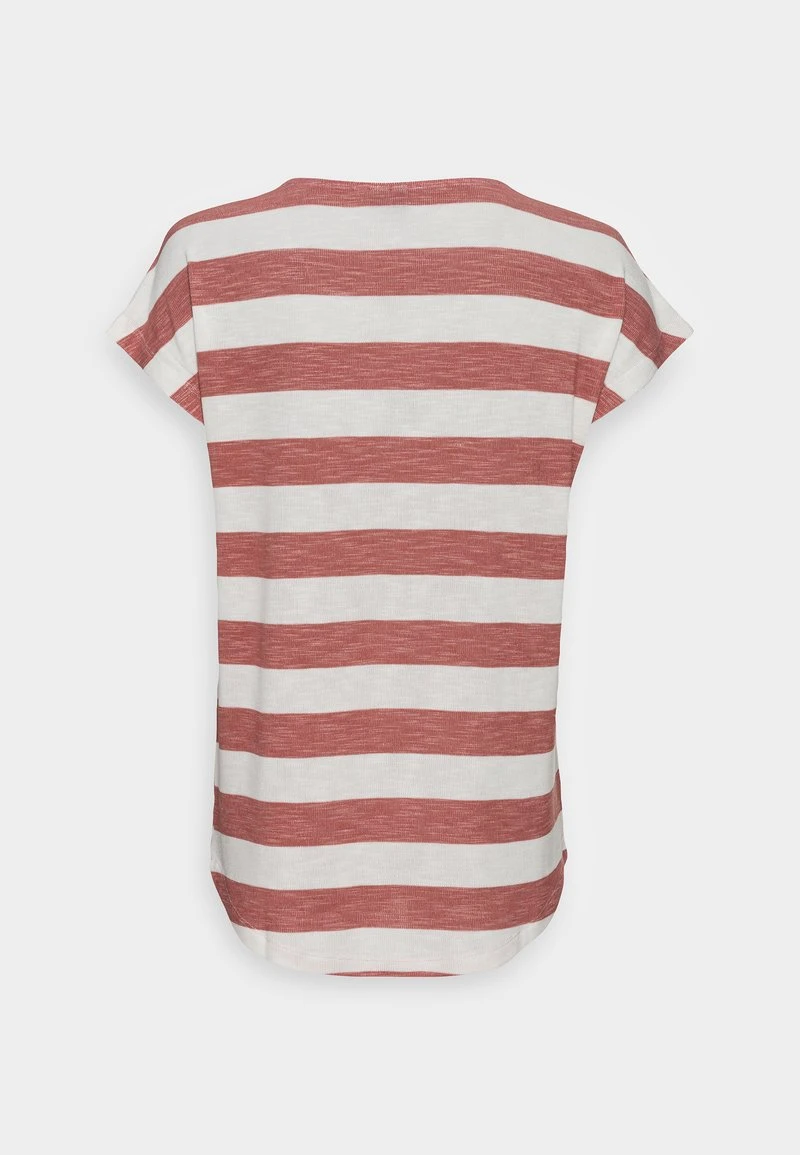 Vero Moda Tall VMWIDE STRIPE - T-Shirt Print - Marsala/snow White 2 Vero Moda Tall VMWIDE STRIPE - T-Shirt Print - Marsala/snow White – Bild 2