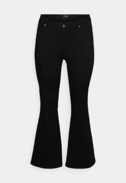 Vero Moda Curve VMSELINA FLARED - Jeans Bootcut - Black -Vero Moda Verkäufe 2d79c7a608654060a76c0ddf53515560