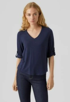 Vero Moda Langarmshirt - Navy Blazer