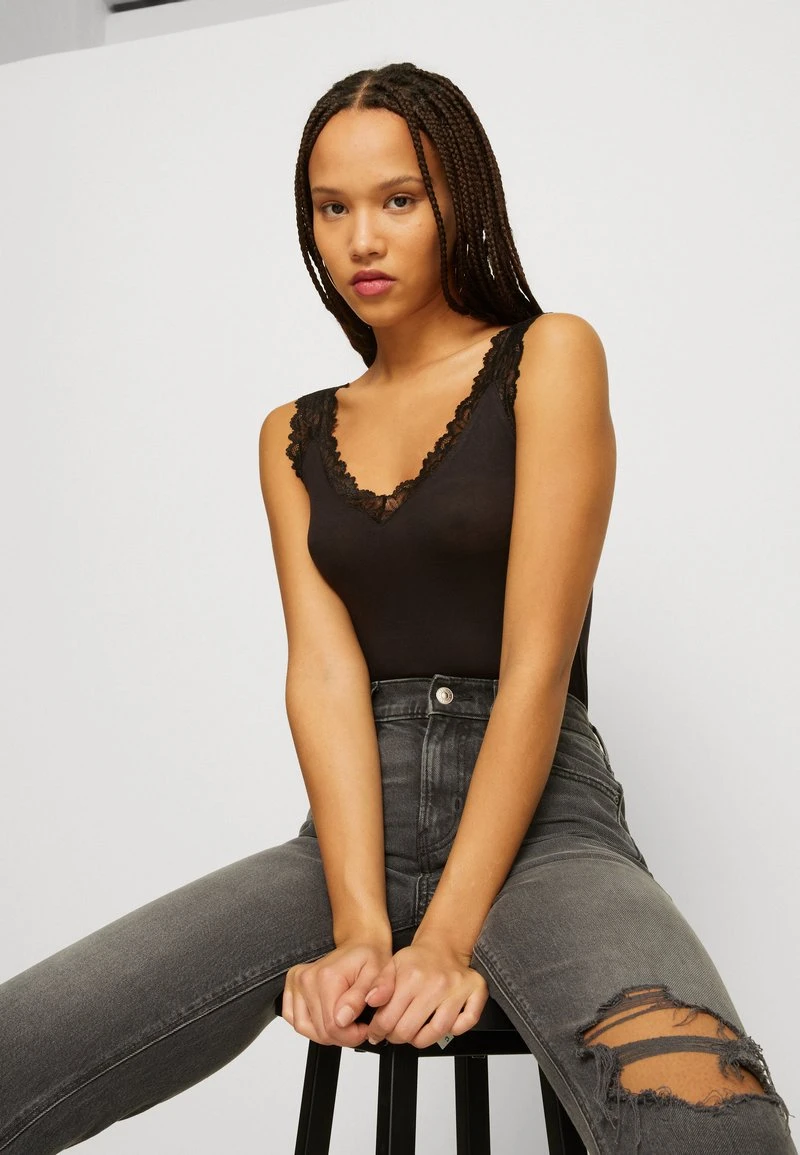 Vero Moda VMROSA - Top - Black 4 Vero Moda VMROSA - Top - Black – Bild 4